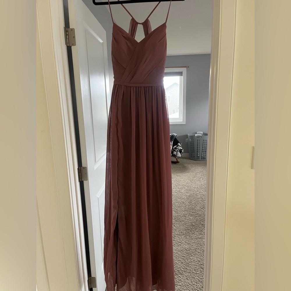 Azazie bridesmaid dress. Size A10, Cora style